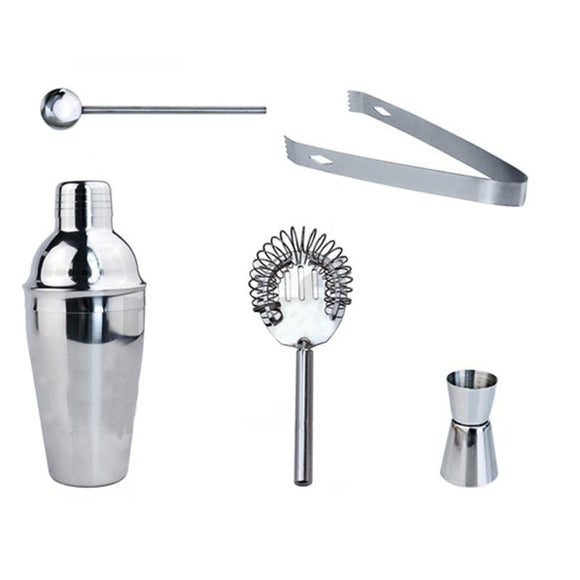 Stainless Steel Cocktail Shaker Bar Set